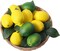 24-Pack Artificial Lemons with 12 Faux Lemon Leaves – Lifelike Faux Fruit Décor for Kitchen, Table, Cabinets, Parties, Photography Props, and Home Decoration